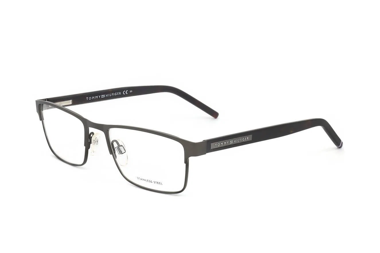Tommy Hilfiger TH1944 Eyeglasses - MATTE RUTHENIUM BLACK - view 3